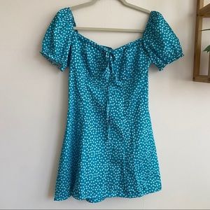 Princess Polly Vibe Floral bustier peasants dress